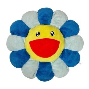 Takashi Murakami Blue Flower Cushion Pillow Plush 60cm Complexcon Kaikai Kiki